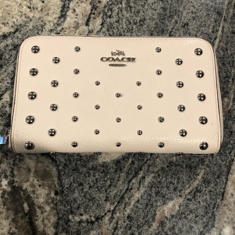 Coach studded wallet